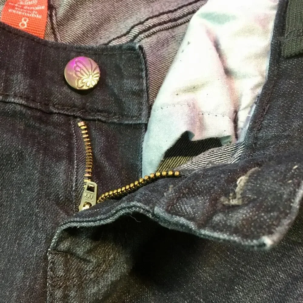 Girl Super Skinny Dark Wash Jeans